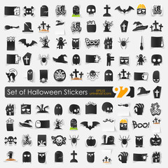 Poster - Set of halloween icons