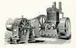 Steam engine and dynamo ca. 1880