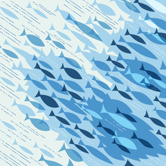 Abstract Fish background