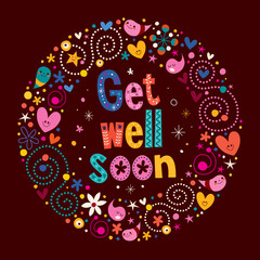 Wall Mural - Get well soon