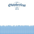 Ripped paper Oktoberfest background with text Oktoberfest 2014