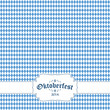 Oktoberfest background with banner and text Oktoberfest 2014