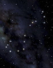 scorpion constellation in the night sky