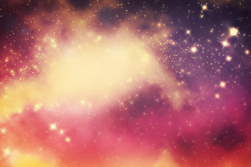 Wall Mural - Galaxy with stars and fantasy universe space.