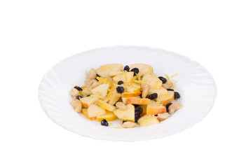 Sticker - Fitness salad with black raisins and cashew.