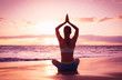 © EpicStockMedia - Yoga Woman at Sunset