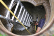 Zisterne, cleaning water cistern