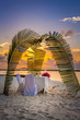 Romantic dinner at the beach