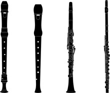 Flutes Black
