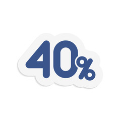 40%