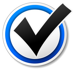 Poster - Vector check mark icon