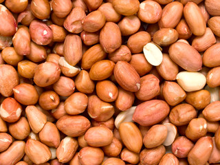 Poster - raw uncooked peanuts