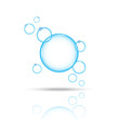 © patungkead - Shiny Blue Bubbles vector illustration