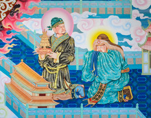 Chinese Mural Painting Art