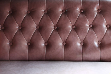 Wall Mural - leather design of furniture background