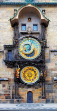 Prague Astronomical Clock (Orloj) In The Old Town Of Prague