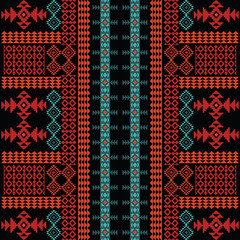 Wall Mural - Tribal ornamental seamless pattern