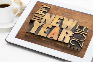 Canvas Print - happy new year 2015