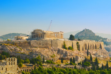 Fototapete - acropolis athens