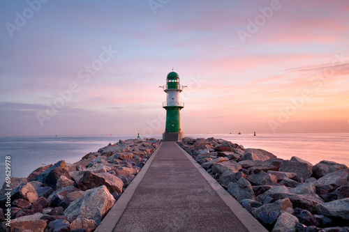 Nowoczesny obraz na płótnie Ostsee am Morgen