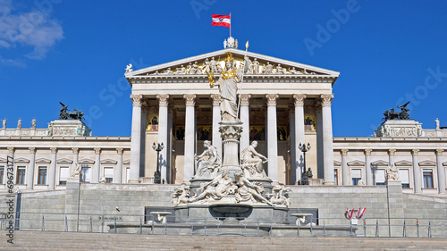 Fototapeta na szkło parlament w Wiedniu