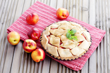 Sticker - nectarine tart