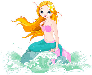 Wall Mural - Beautiful Mermaid