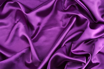 Purple silk fabric texture
