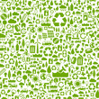 seamless eco background made of ecology icons