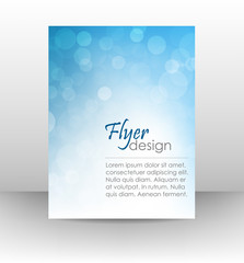 Poster - Business flyer template, corporate banner with shiny effect