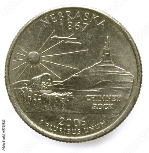 2006 Nebraska State Quarter 네브래스카 주 Небраска נברסקה Poster