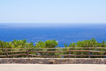 Promenade With Beautiful Sea View In Greece