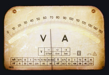 Vintage Multimeter Scale