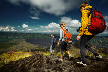 Wall Mural - Hikers