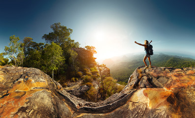 Wall Mural - Hiker