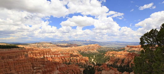 Sticker - panoramique sur Bryce Canyon