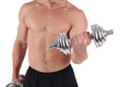 © Africa Studio - Handsome young muscular sportsman execute exercise with