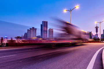 Wall Mural - night road