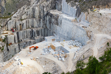 Carrara marble quarry, Tuscany, Italy