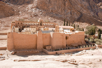 Mountain cloister-Monastery of St. Catherine in Egypt, Sinai