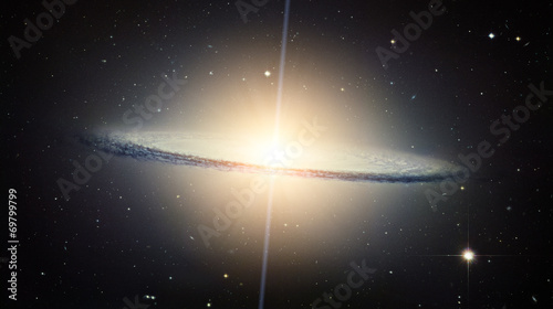 Zdjęcie XXL Wybuch galaxy z materiałem gwiezdnym.