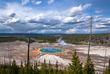 Fototapeta Krajobraz - USA - Yellowstone NP, prismatic pool
