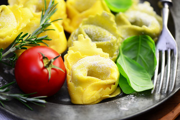 Canvas Print - Tomate Ravioli Gabel