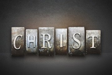 Wall Mural - Christ Letterpress