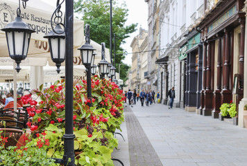 The Main Market Square, Krakow, Poland.