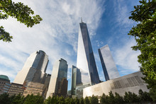 Freedom Tower And Shortest Skyscrapers In Lower Manhattan, New Y