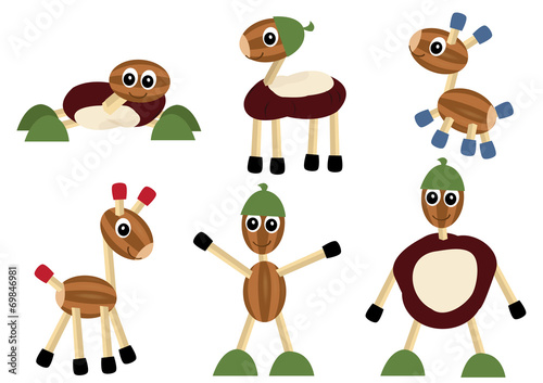 Ludziki Z Zoledzi I Kasztanow Buy This Stock Vector And Explore