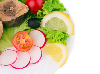 Poster - Close up of tuna salad.