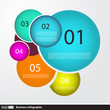 © Vectorbox - Infographic design with circles for business