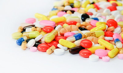 Wall Mural - Colorful pills